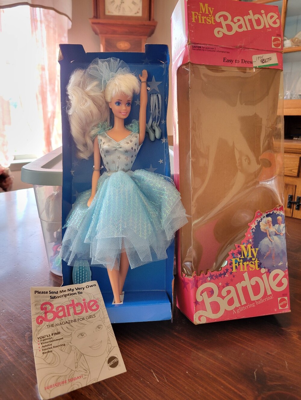 1991 My First Barbie Glittering Ballerina!